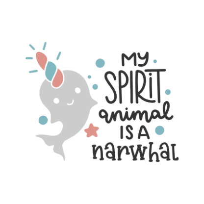 my-spirit-animal-is-a-narwhal-beach-free-svg-file-SvgHeart.Com