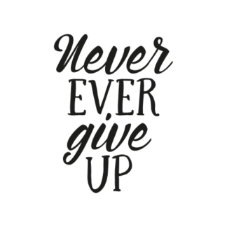 never-ever-give-up-motivational-free-svg-file-SvgHeart.Com