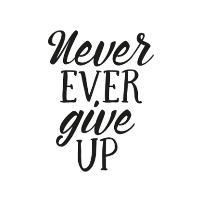 never-ever-give-up-motivational-free-svg-file-SvgHeart.Com