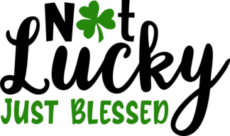 not-lucky-just-blessed-shamrock-st-patricks-day-free-svg-file-SvgHeart.Com