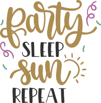 party-sleep-and-sun-repeat-summer-vacation-free-svg-file-SvgHeart.Com