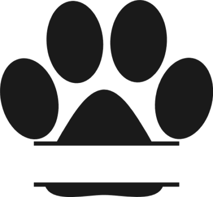 paw-split-text-frame-dog-free-svg-file-SvgHeart.Com