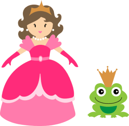 princess-and-frog-clipart-free-svg-file-SvgHeart.Com