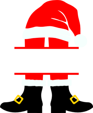 santa-dress-split-text-frame-christmas-free-svg-file-SvgHeart.Com