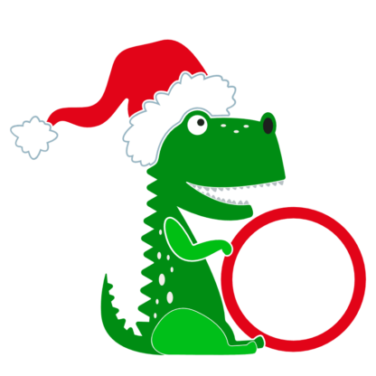 santa-saurus-monogram-dinosaur-funny-christmas-free-svg-file-SvgHeart.Com