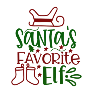 santas-favorite-elf-funny-christmas-free-svg-file-SvgHeart.Com