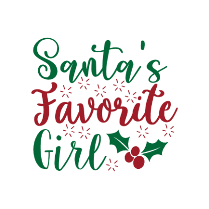 santas-favorite-girl-funny-christmas-free-svg-file-SvgHeart.Com