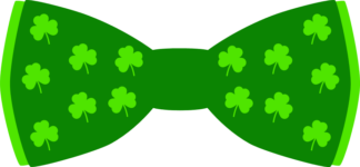 shamrock-bow-st-patricks-day-decorative-free-svg-file-SvgHeart.Com