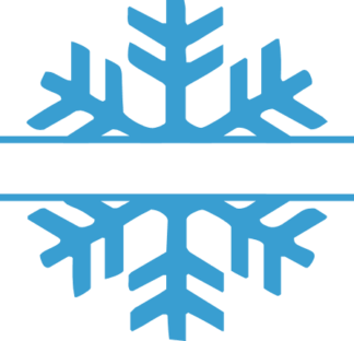 snowflake-split-text-frame-winter-free-svg-file-SvgHeart.Com