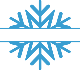 snowflake-split-text-frame-winter-free-svg-file-SvgHeart.Com