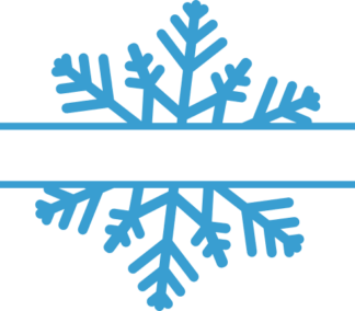 snowflake-split-text-frame-winter-free-svg-file-SvgHeart.Com