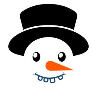 snowman-face-christmas-free-svg-file-SvgHeart.Com