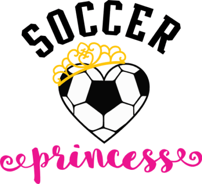 soccer-princess-heart-shape-ball-sport-fan-free-svg-file-SvgHeart.Com