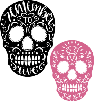 sugar-skull-remember-to-live-calavera-day-of-the-dead-svg-SvgHeart.Com