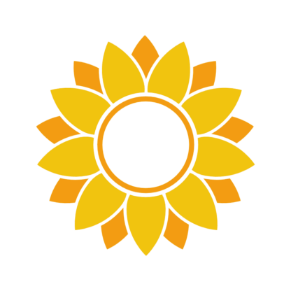 sunflower-monogram-floral-free-svg-file-SvgHeart.Com