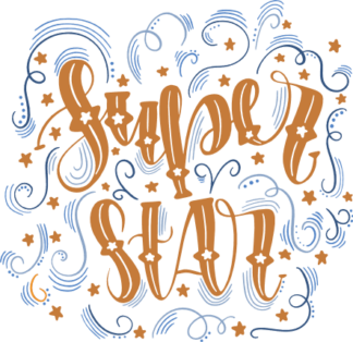 super-star-swirly-decorative-sign-free-svg-file-SvgHeart.Com