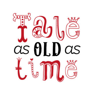 tale-as-old-as-time-free-svg-file-SvgHeart.Com