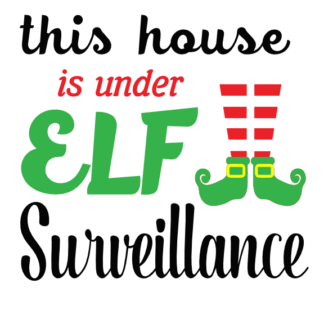 this-house-is-under-elf-surveillance-christmas-free-svg-file-SvgHeart.Com