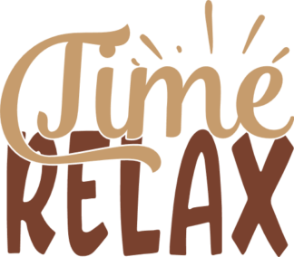 time-relax-summer-vacation-free-svg-file-SvgHeart.Com