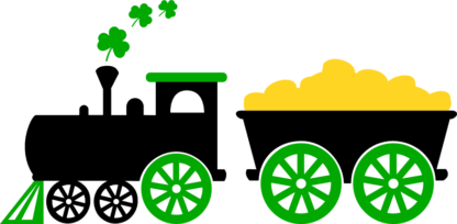 train-full-of-gold-shamrock-st-patricks-day-free-svg-file-SvgHeart.Com