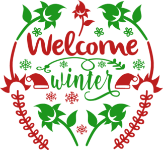 welcome-winter-december-christmas-free-svg-file-SvgHeart.Com